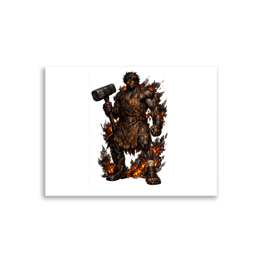 Vulcānus Mascot Art Print