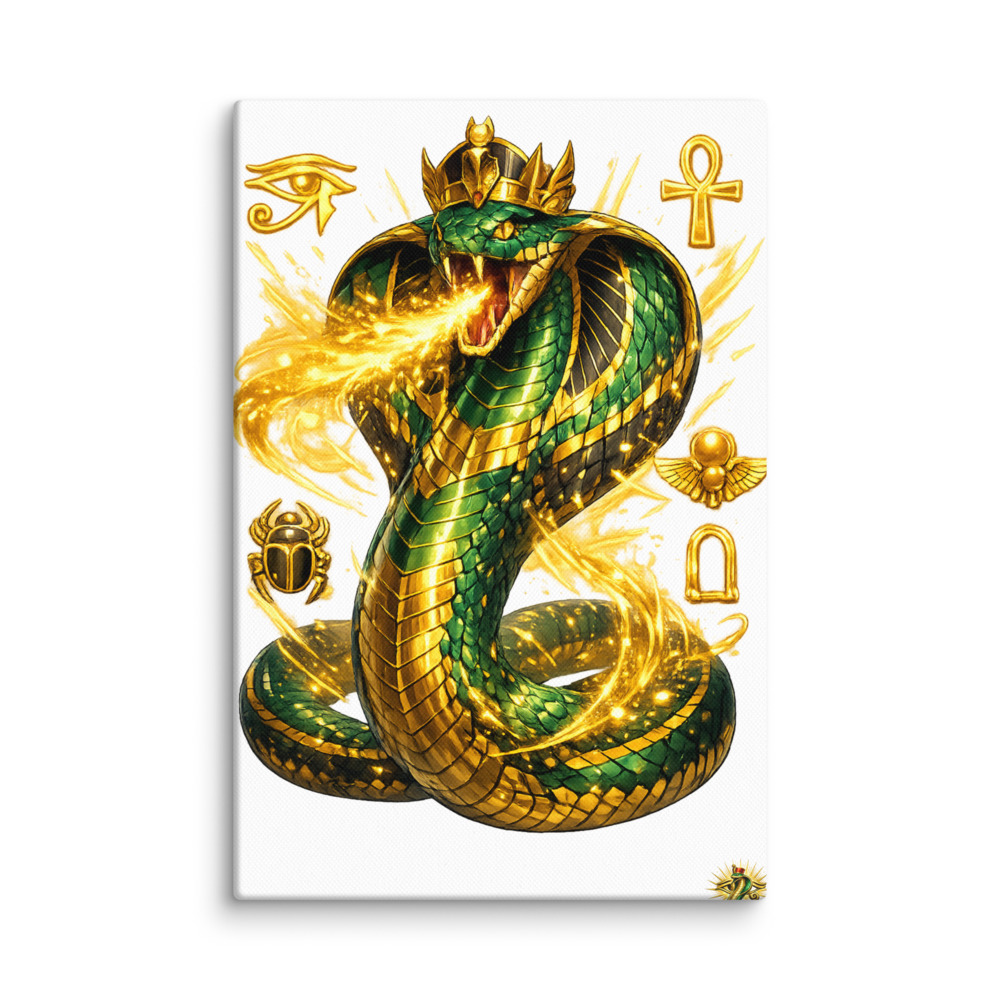 Wꜣḏyt Mascot Canvas