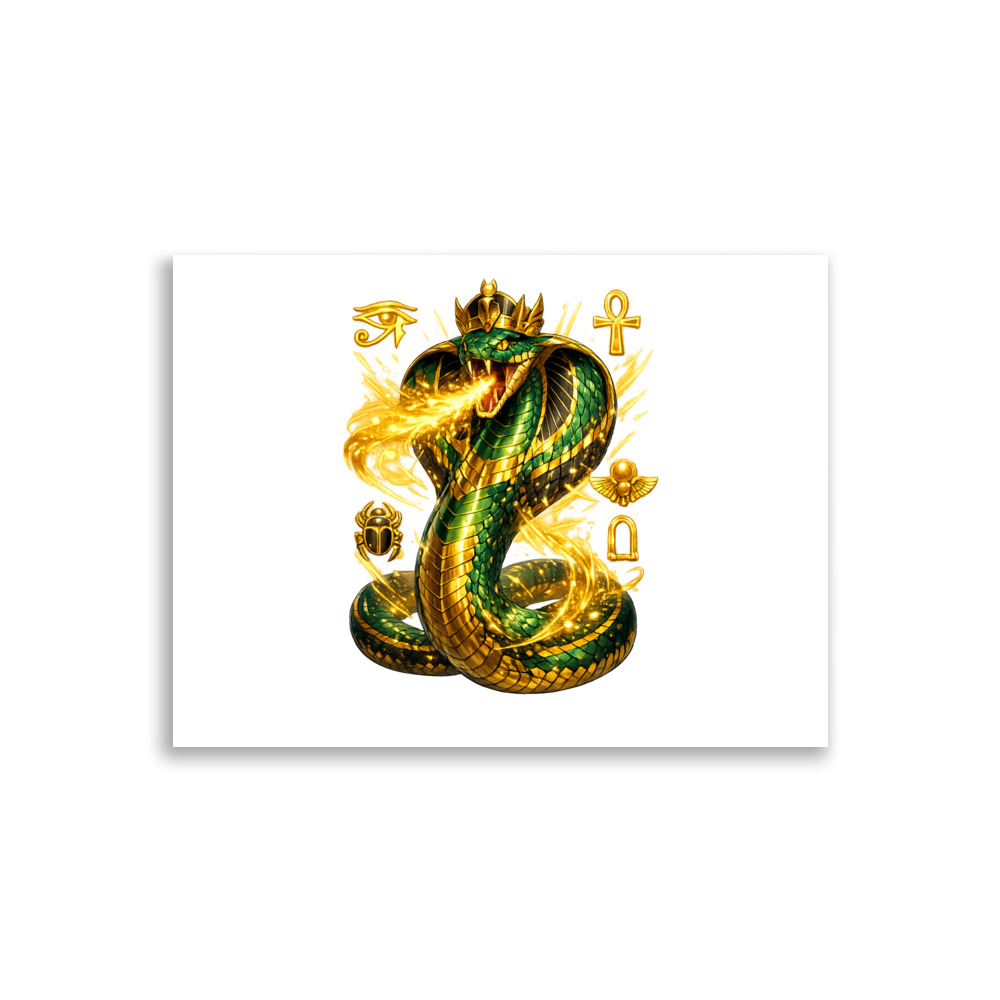 Wꜣḏyt Mascot Art Print