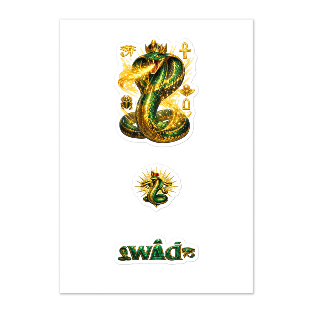 Wꜣḏyt Seal Sticker Set