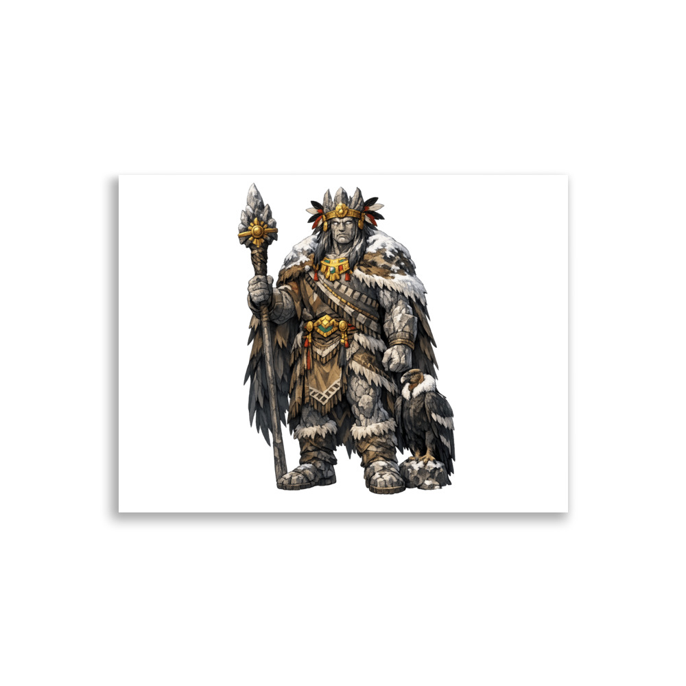 Wamani Mascot Art Print