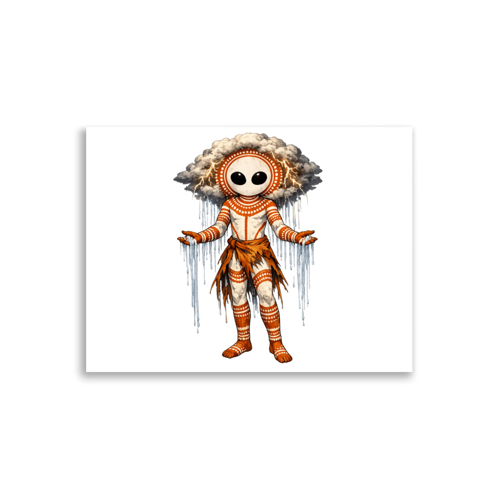 Wandjina Mascot Art Print