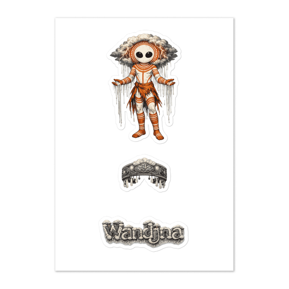 Wandjina Seal Sticker Set