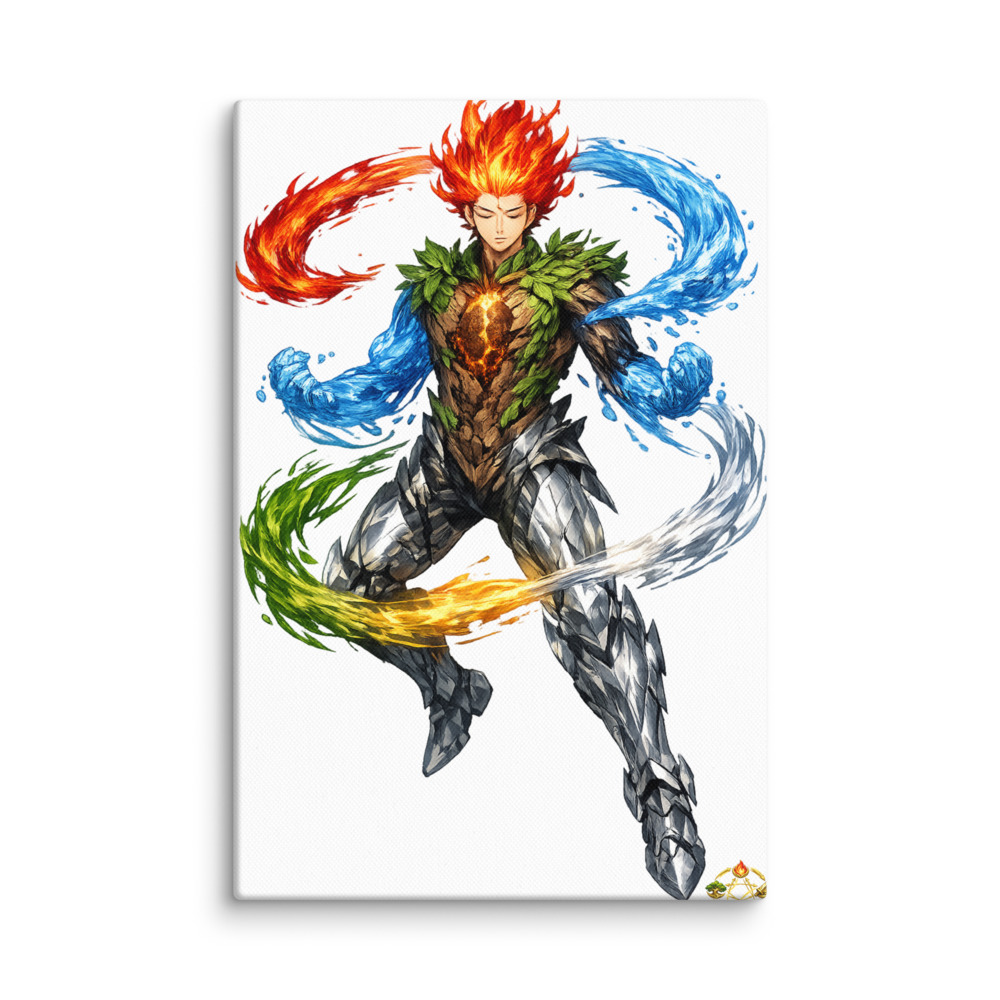Wǔxíng Mascot Canvas