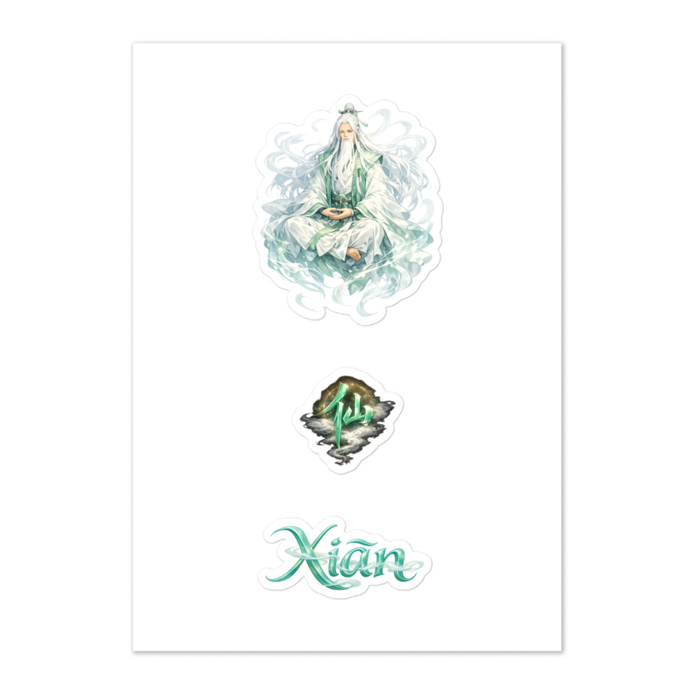 Xiān Seal Sticker Set