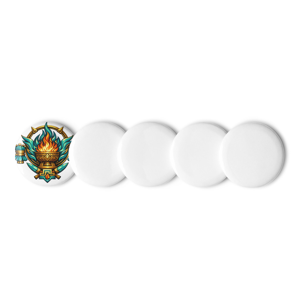 Xiuhtēcuhtli Seal Enamel Pin