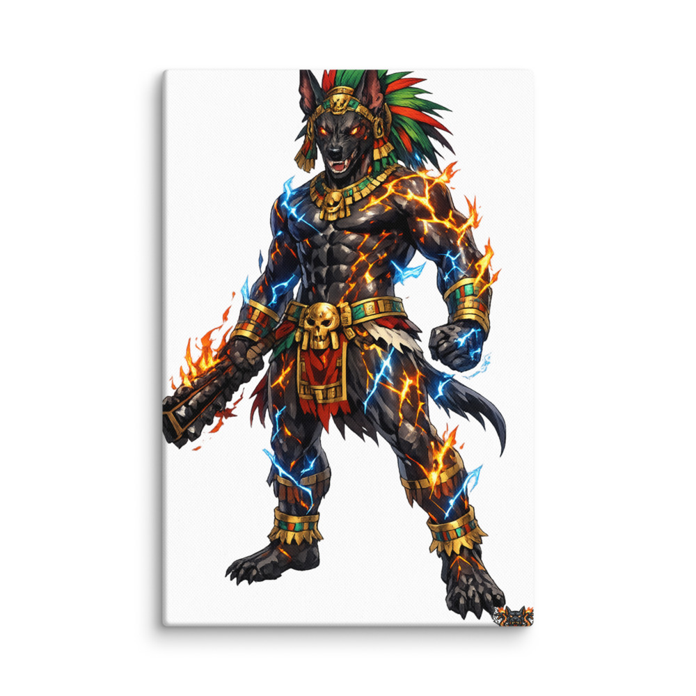 Xōlōtl Mascot Canvas