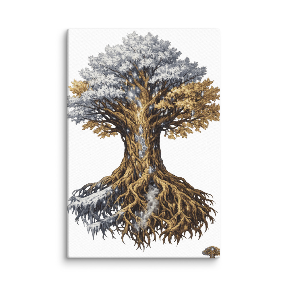 Yggdrasill Mascot Canvas