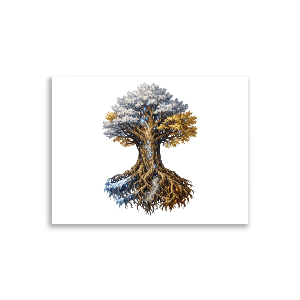 Yggdrasill Mascot Art Print