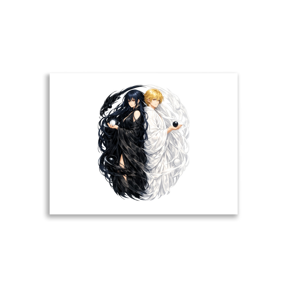 Yīnyáng Mascot Art Print