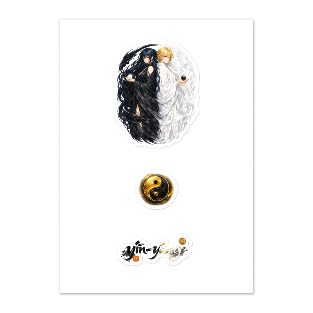 Yīnyáng Seal Sticker Set