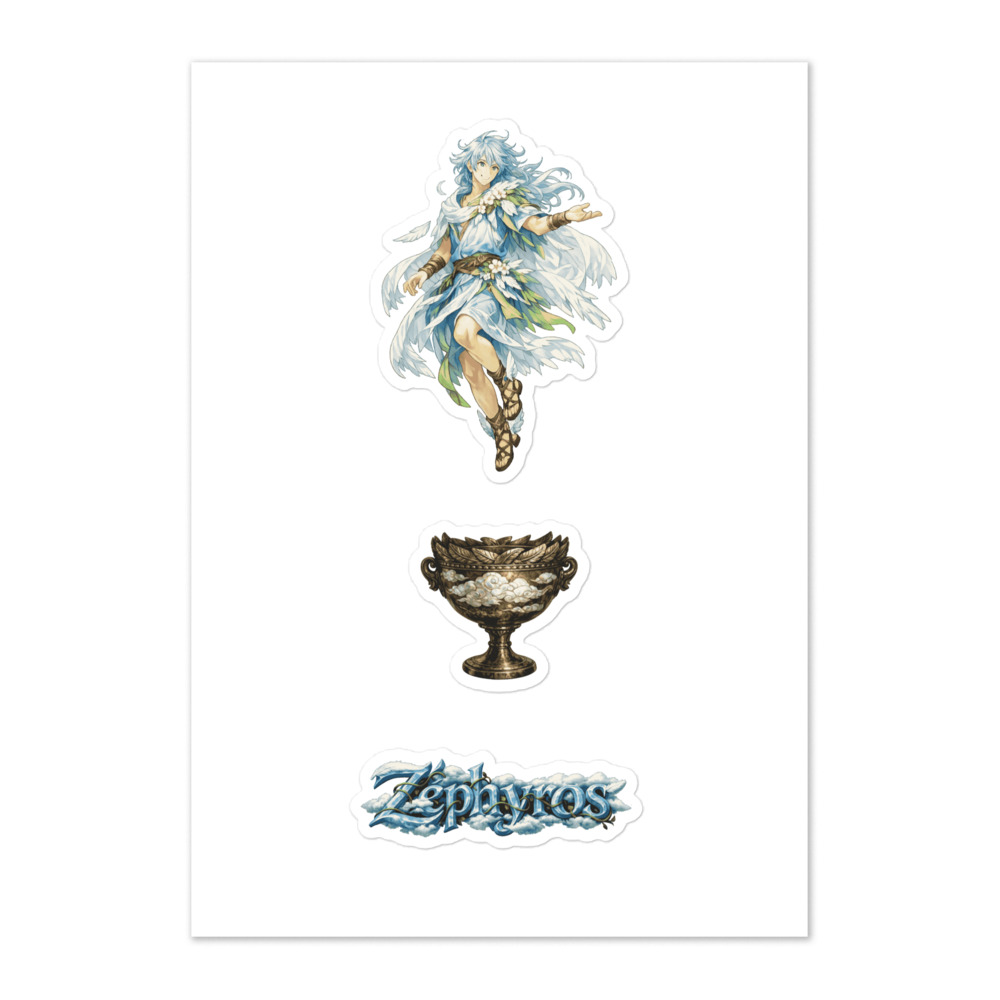 Zéphyros Seal Sticker Set