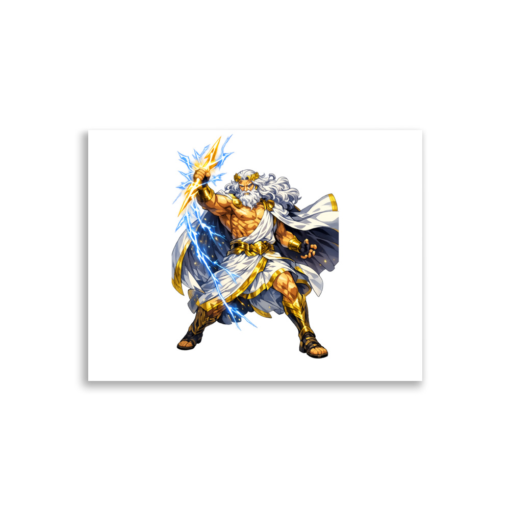 Zeús Mascot Art Print