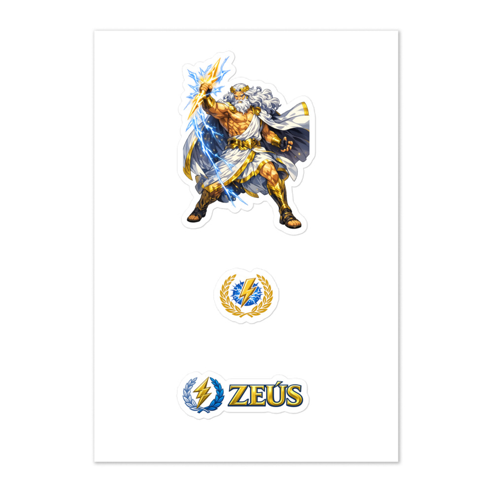 Zeús Seal Sticker Set