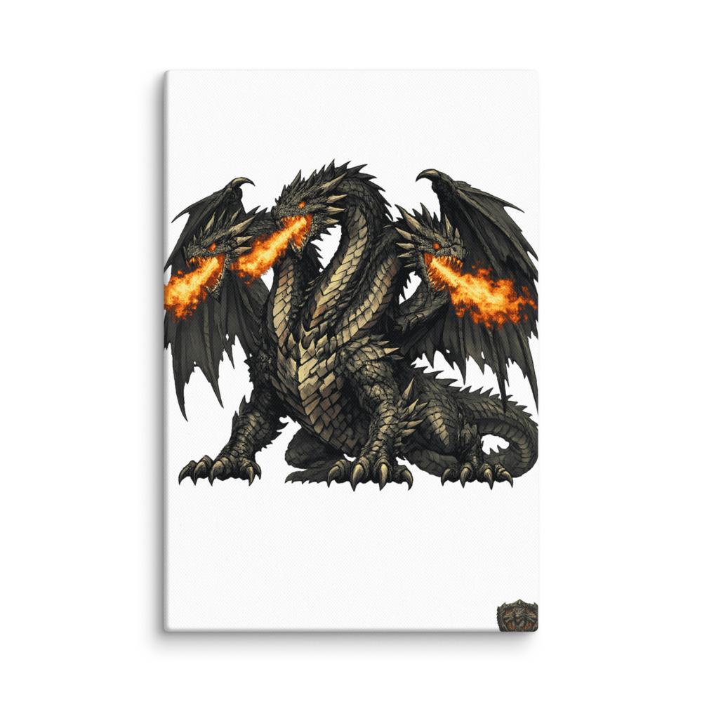 Zmey Gorynych Mascot Canvas