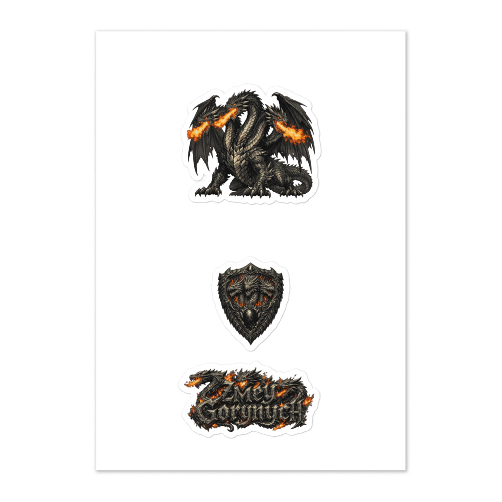 Zmey Gorynych Seal Sticker Set