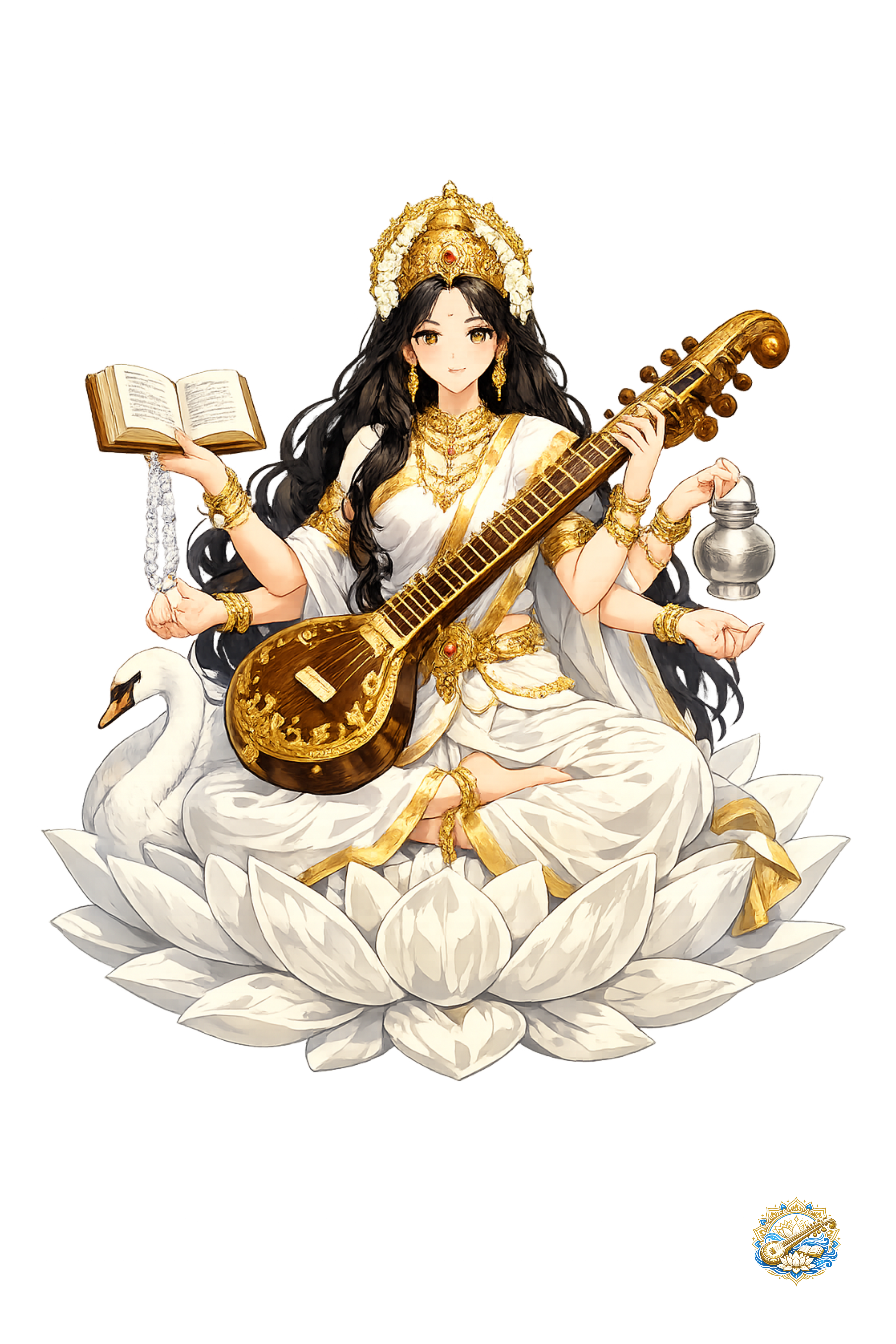 Sarasvatī full-art